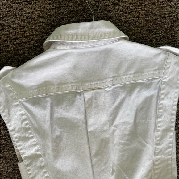 Banana Republic White Tailored Jumpsuit with Wide-Leg Silhouette - Picture 9 of 15